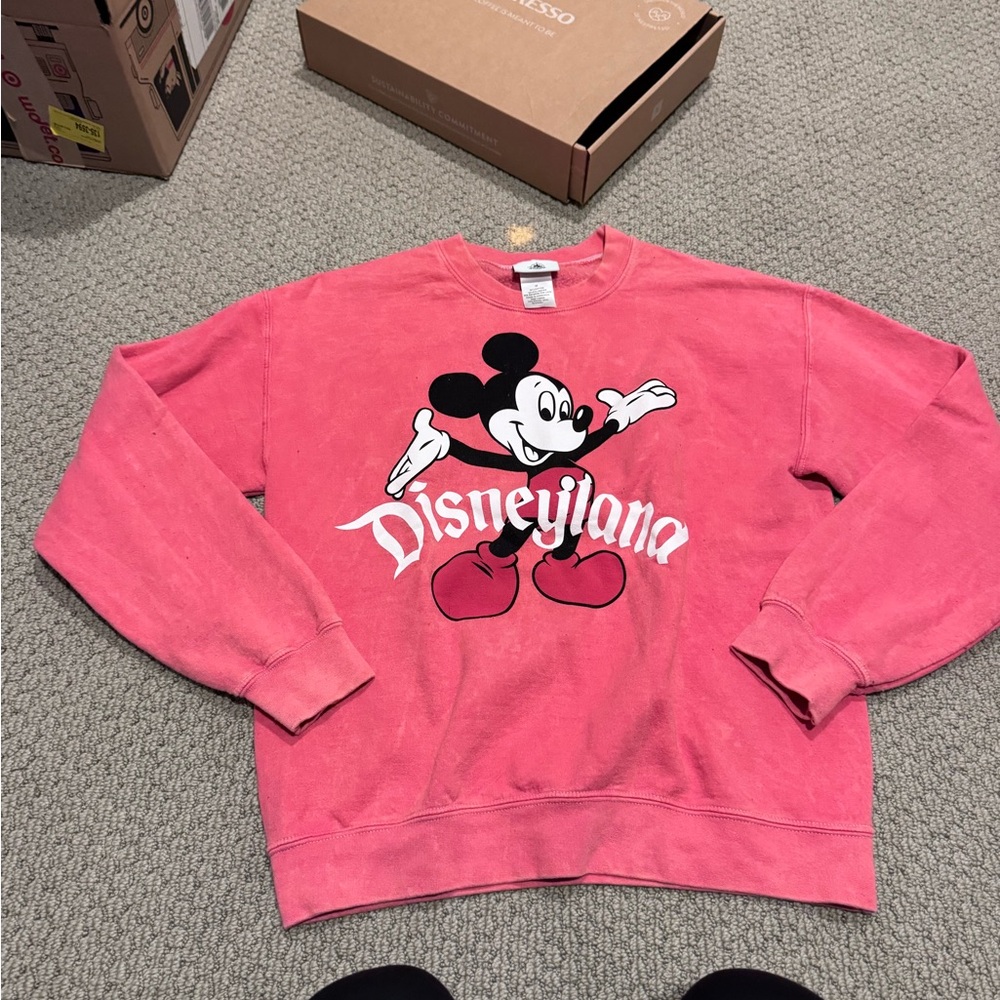 Disney Mickey Mouse Pink Crewneck